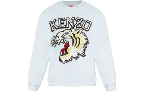 KENZO Logo Embroidered Crewneck Sweatshirt