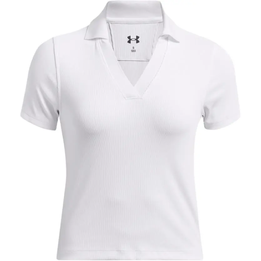 Under Armour FW24 Polo Shirt Women's White Quartz