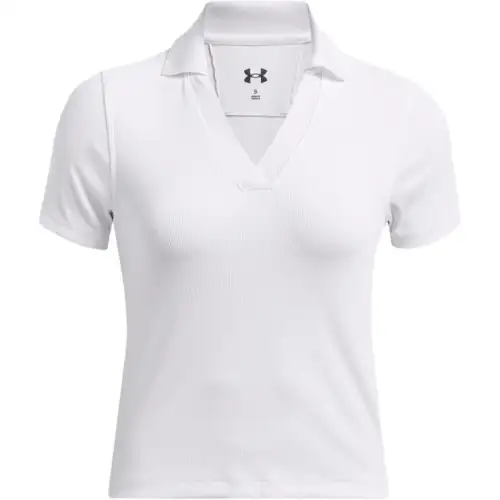 Under Armour FW24 Polo Shirt Women's White Quartz