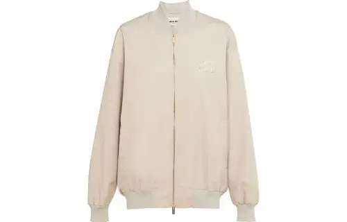 【Previous Season】logo-embroidered bomber jacket