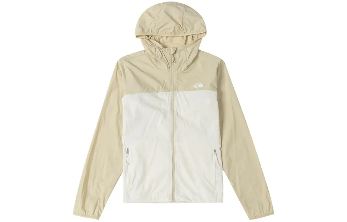THE NORTH FACE W SUN CHASE WIND JACKET Jackets & Coats Women's Beige/White