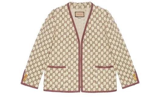 Gucci GG-jacquard tweed jacket