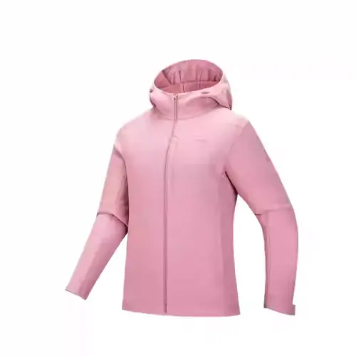 Anta Variety Training Collection Solid Color Zippers Hooded Comfortable And Breathable Versatile Fleece Lined Thermal