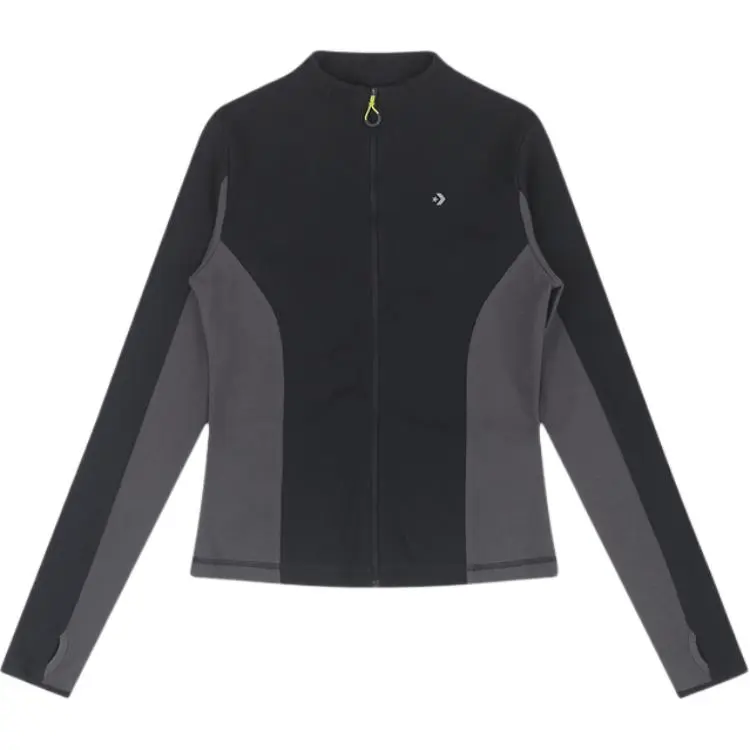Converse Jackets Women's Black Stand Collar Moderate Other