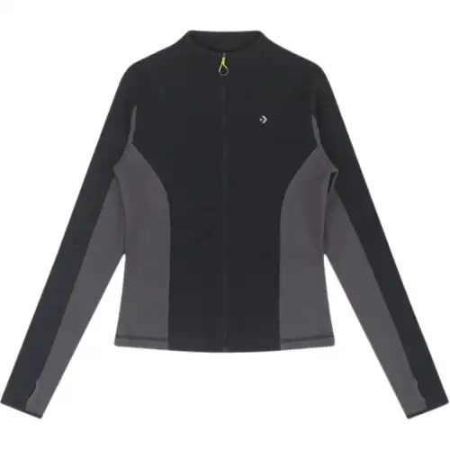 Converse Jackets Women's Black Stand Collar Moderate Other