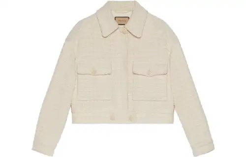 GUCCI SS23 Jackets & Coats Women's Ivory White