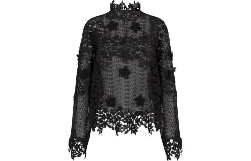 DIOR Shirts Women's Black Stand Collar Moderate Other