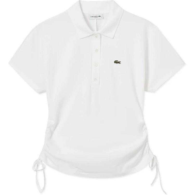 Женская рубашка-поло LACOSTE Fitted (белая)