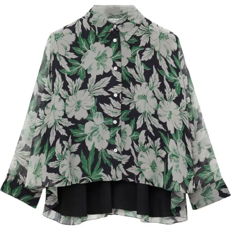 LOEWE Relaxed Fit Crepe Shirt