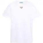 PRADA T Shirts Women's White Crew Neck Moderate Straight Fit