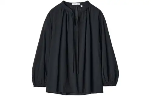UNIQLO X JW Anderson Uniqlo Jw Anderson Co Branded Series Shirts Women's Black Crew Neck Moderate Other