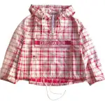 DIOR Jackets Women's Red Hooded Moderate Other