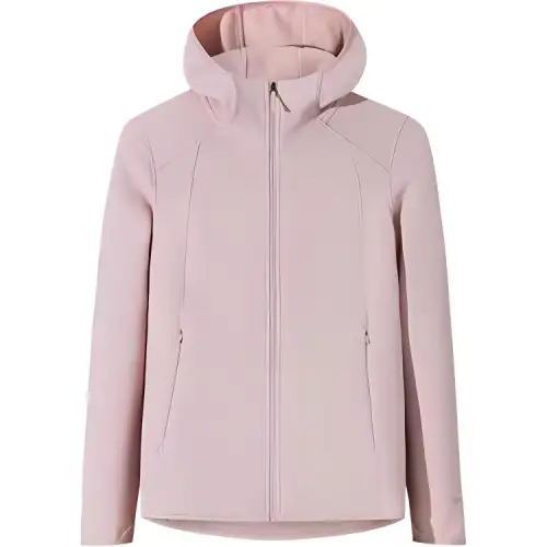 Anta Women's Outdoor Collection Solid Color Zippers Hooded Comfortable And Breathable Fleece Lined Versatile Casual