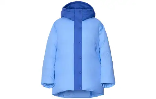 UNIQLO Down Jacket Women's Aqua Blue