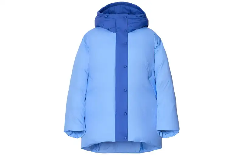 UNIQLO Down Jacket Women's Aqua Blue