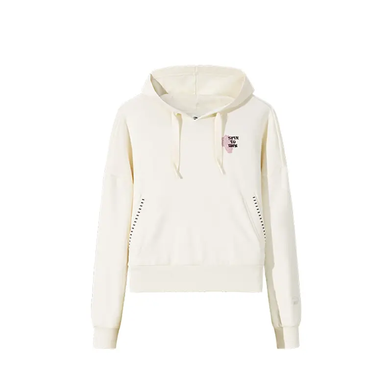 Anta Life Collection Sweatshirt Women's Tidal Cloud White