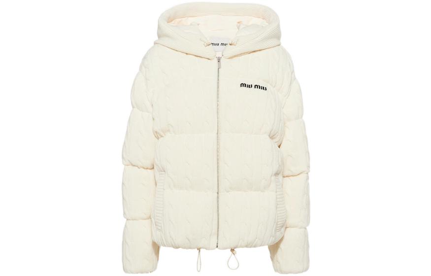 MIU MIU FW22 Down Jacket Women's White