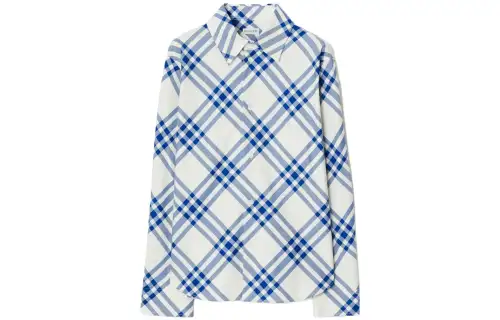 【Previous Season】Vintage Check wool-blend shirt