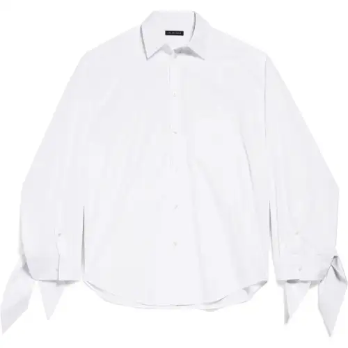 Balenciaga Knotted Cuff Blouse