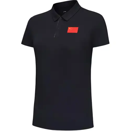 Li Ning Polo Shirt Women's Deep Blue