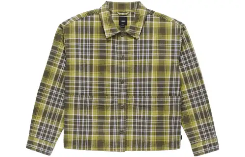 Vans Roadside Shacket Shirt Women's Green