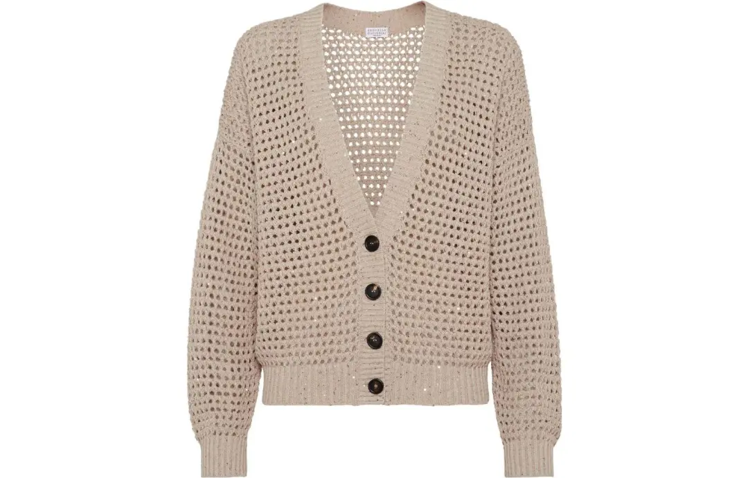 Brunello Cucinelli V-Neck Knitted Cardigan