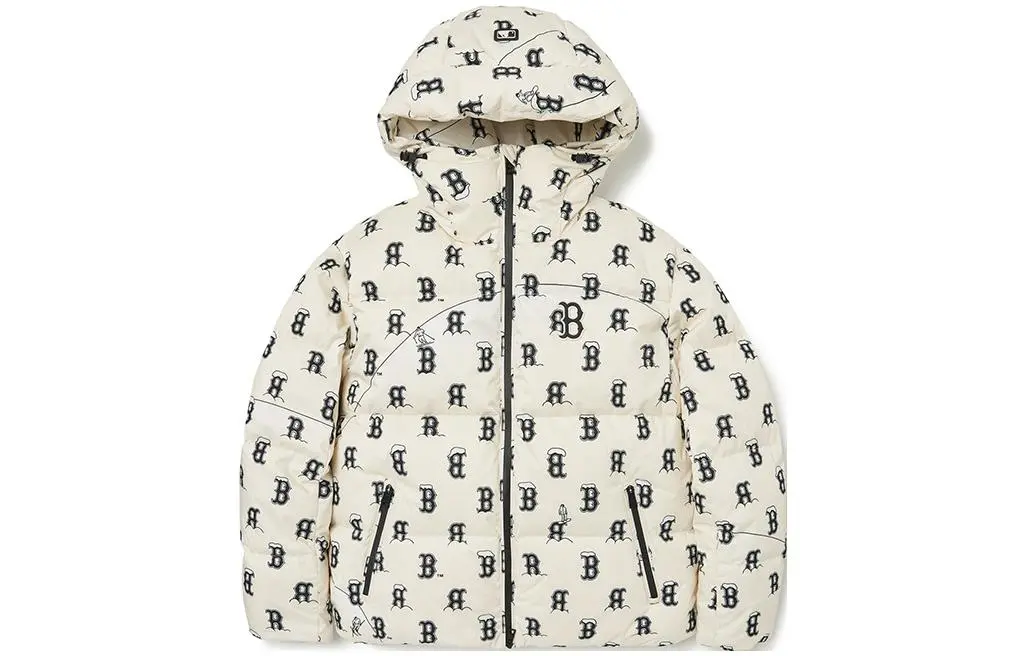 MLB Down Jacket Short Women's Cream