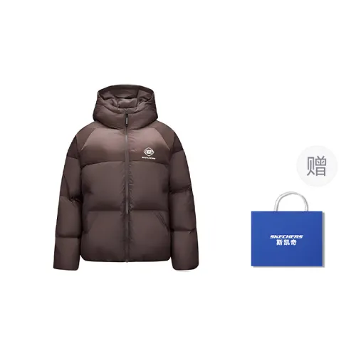Skechers Down Jacket Women's Caramel Brown
