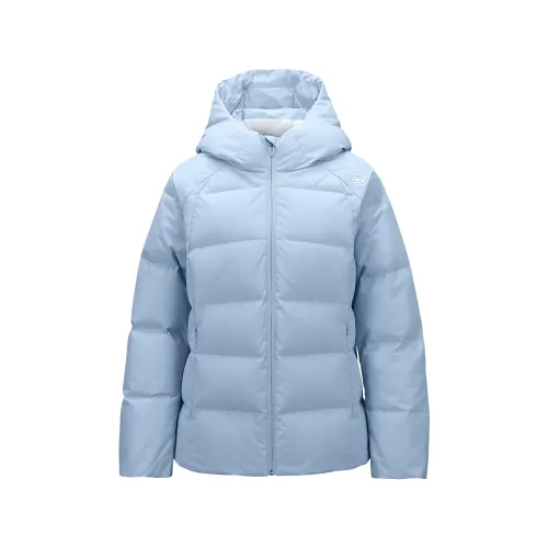 Skechers Down Jacket Women's Light Gray Blue