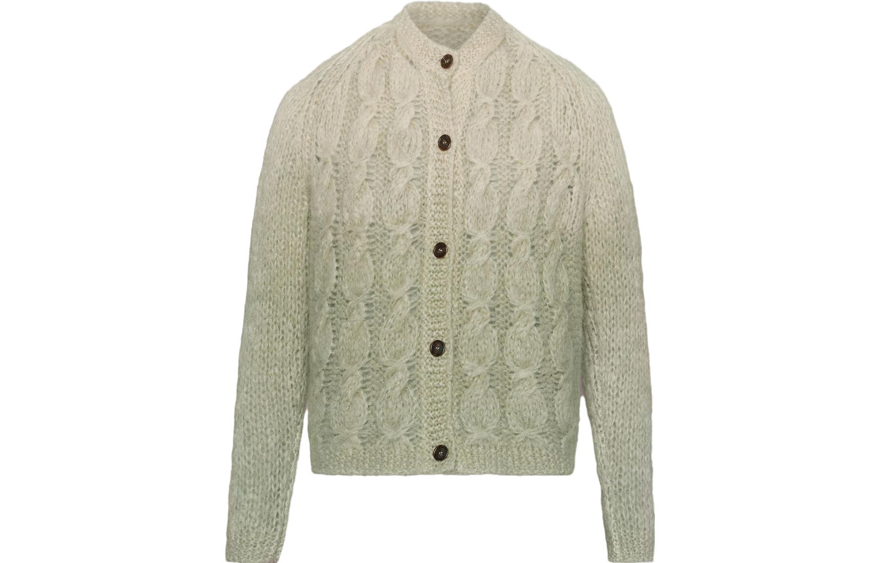 Maison Margiela Faded Cable knit Cardigan