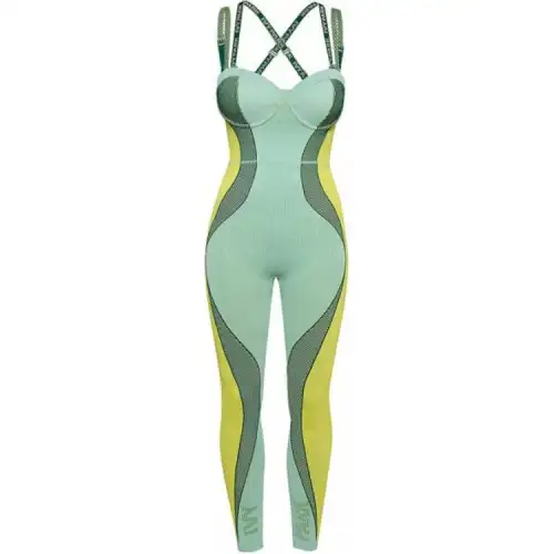 Adidas Originals Beyoncé IVY PARK Catsuit Jumpsuit Women's Jasper/Yellow