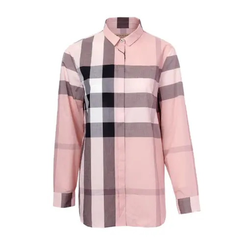 Burberry Shirts Women's Pink Lapel Moderate Other