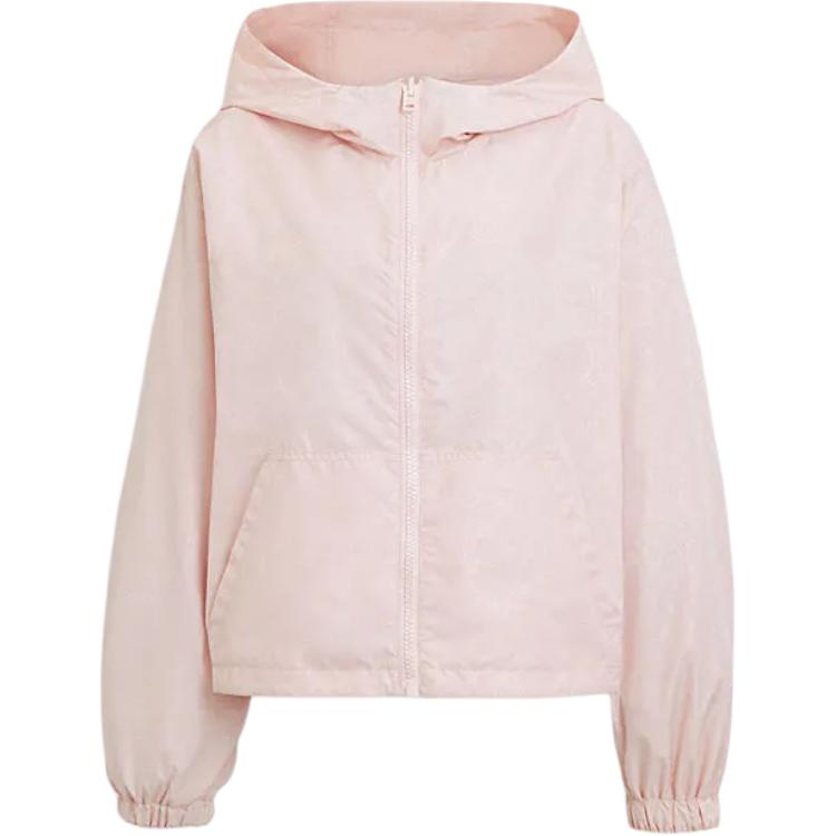 Женская куртка COACH Heart Print Jacket (розовая)