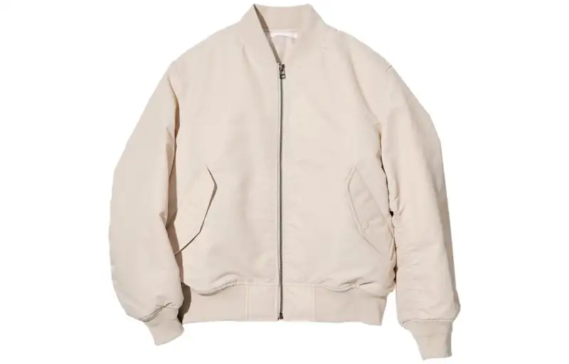 UNIQLO Jackets Women's Ivory Crew Neck Moderate Pilot