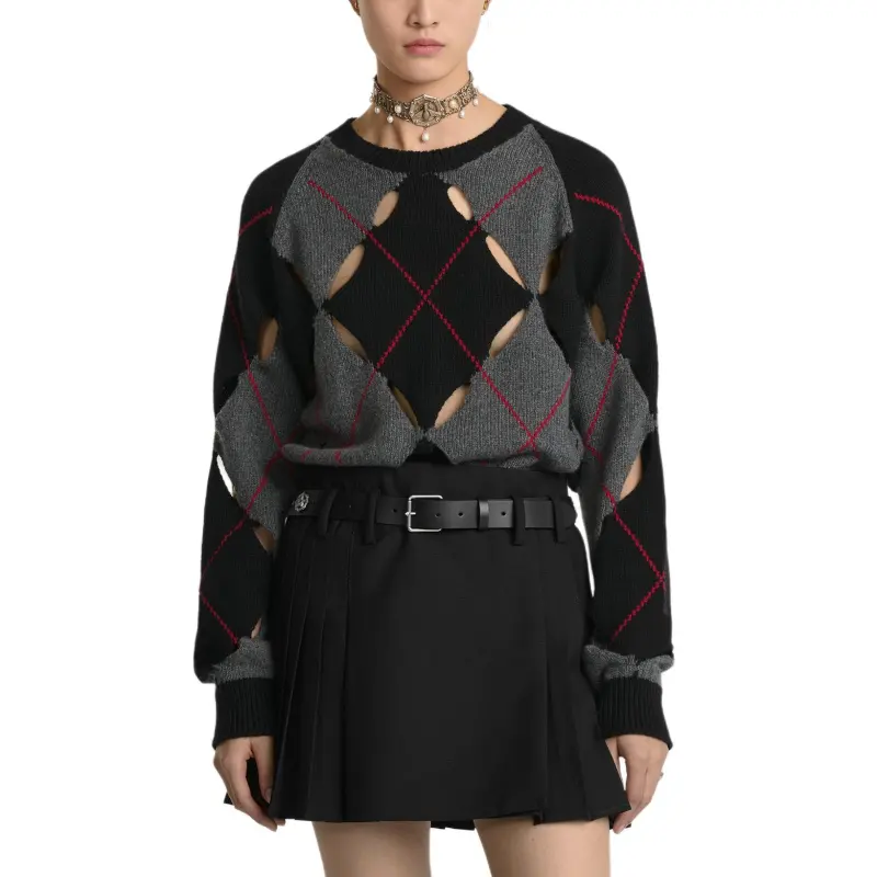 Christian DIOR All Over Patterned Crewneck Jumper