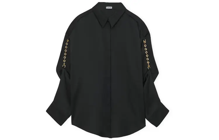 LOEWE Short-sleeve Silk Shirt