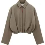 LOEWE SS25 Jackets & Coats Women's Khaki Brown
