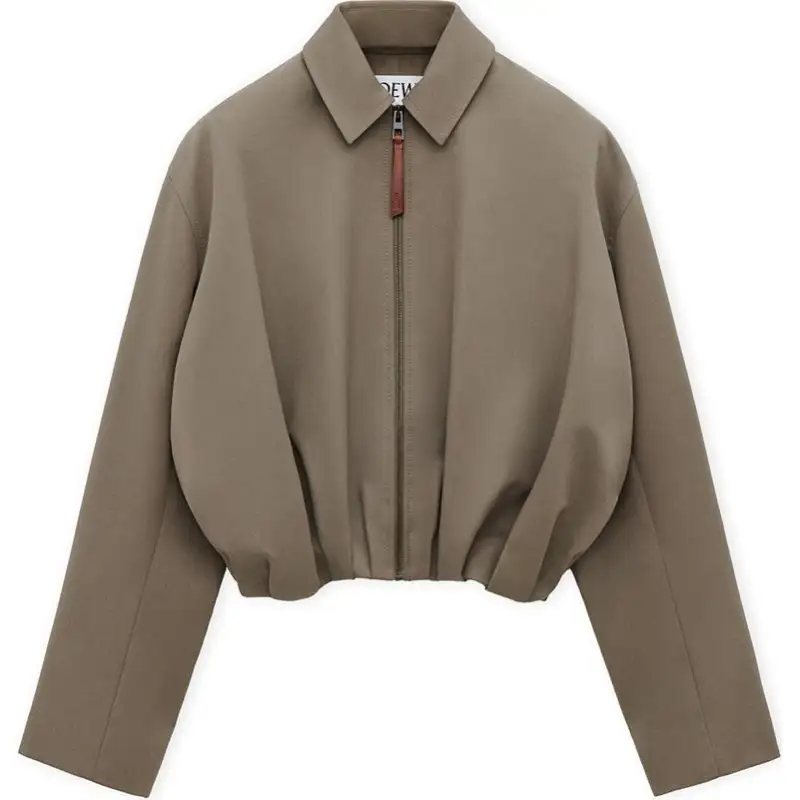 LOEWE SS25 Jackets & Coats Women's Khaki Brown