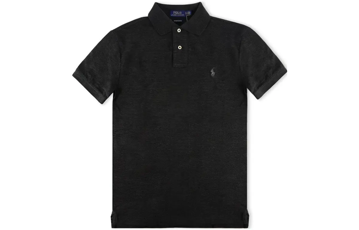 Polo Ralph Lauren FW22 Polo Shirt Custom Slim Fit Men's Black