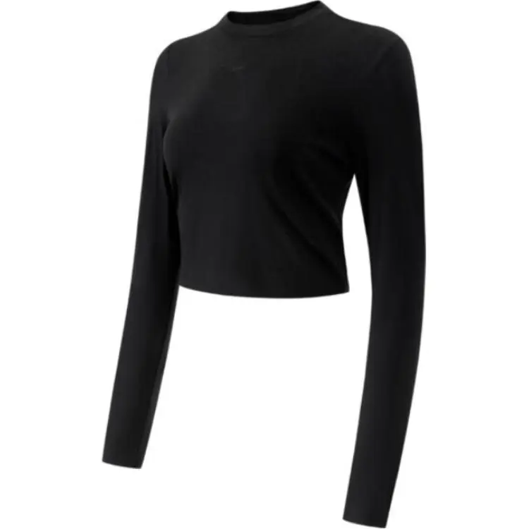 Nike T-Shirts Women's Black Crew Neck Moderate