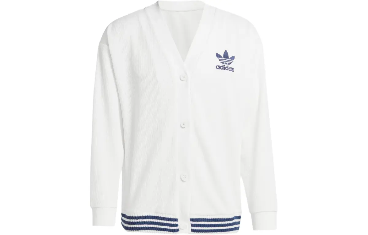 Adidas Originals Cardigan Knitwear Women's Jade White