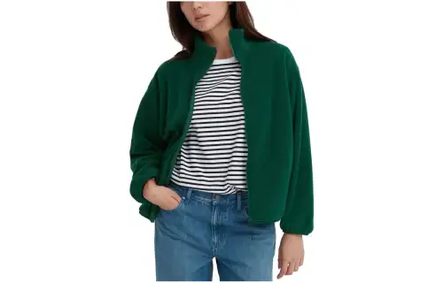 UNIQLO Jackets Women's Turquoise Lapel Moderate Other