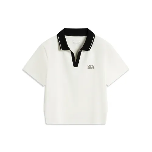 Li Ning Sports Life Collection Polo Shirt Women's Ivory