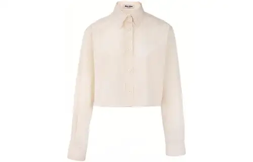 MIU MIU SS24 Shirt Women's Ivory