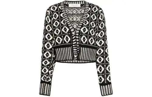 Golden Goose jacquard-pattern wool cardigan