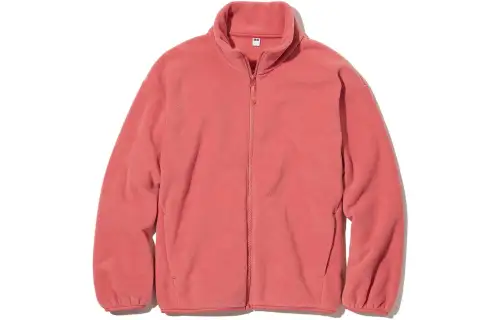 UNIQLO Jackets Women's Peach Pink Crew Neck Moderate Other