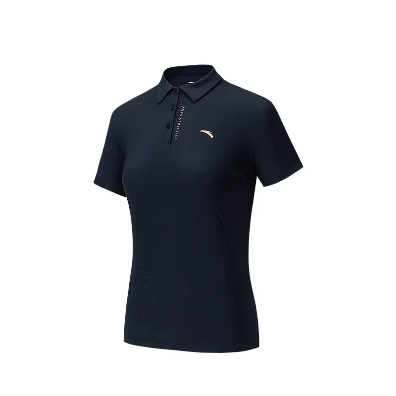 Anta Variety Training Collection Polo Shirt Women's Midnight Blue