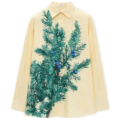 LOEWE SS25 Women's Pre Selection Collection Shirt Women's Yellow