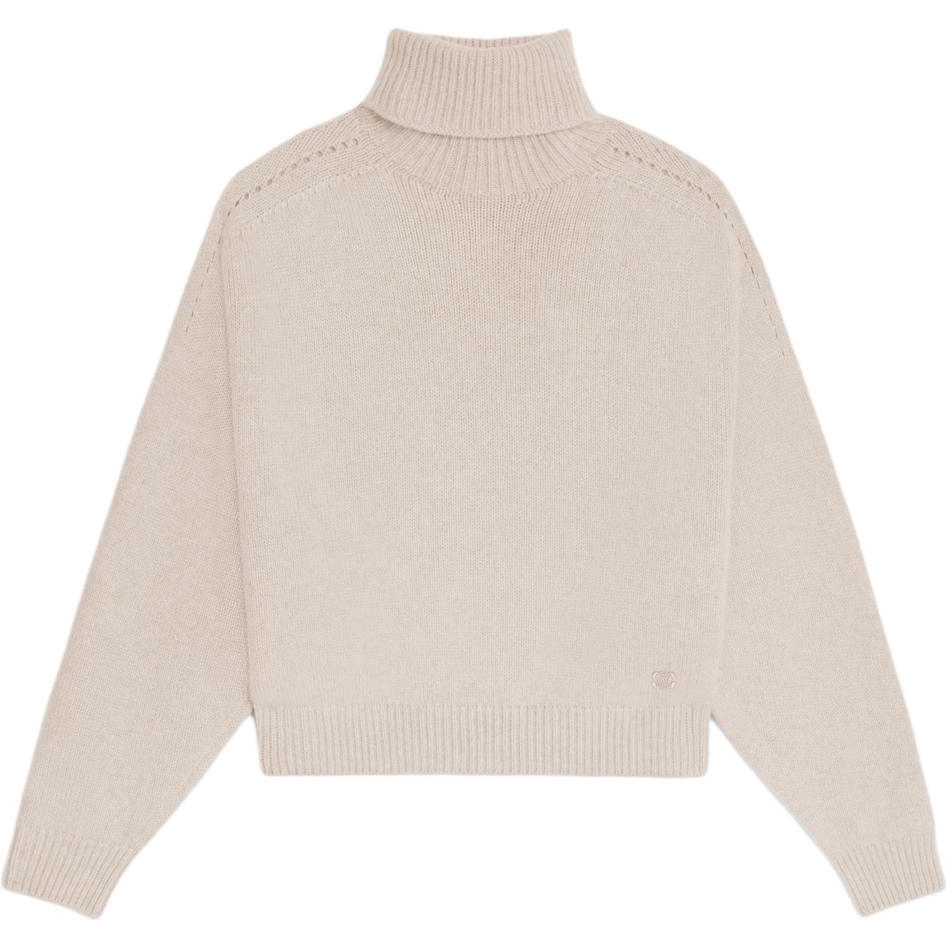 CELINE Turtleneck Knit Sweater