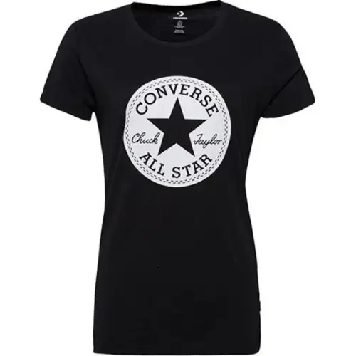 Converse Chuck Patch Regular T Shirt Women's Black